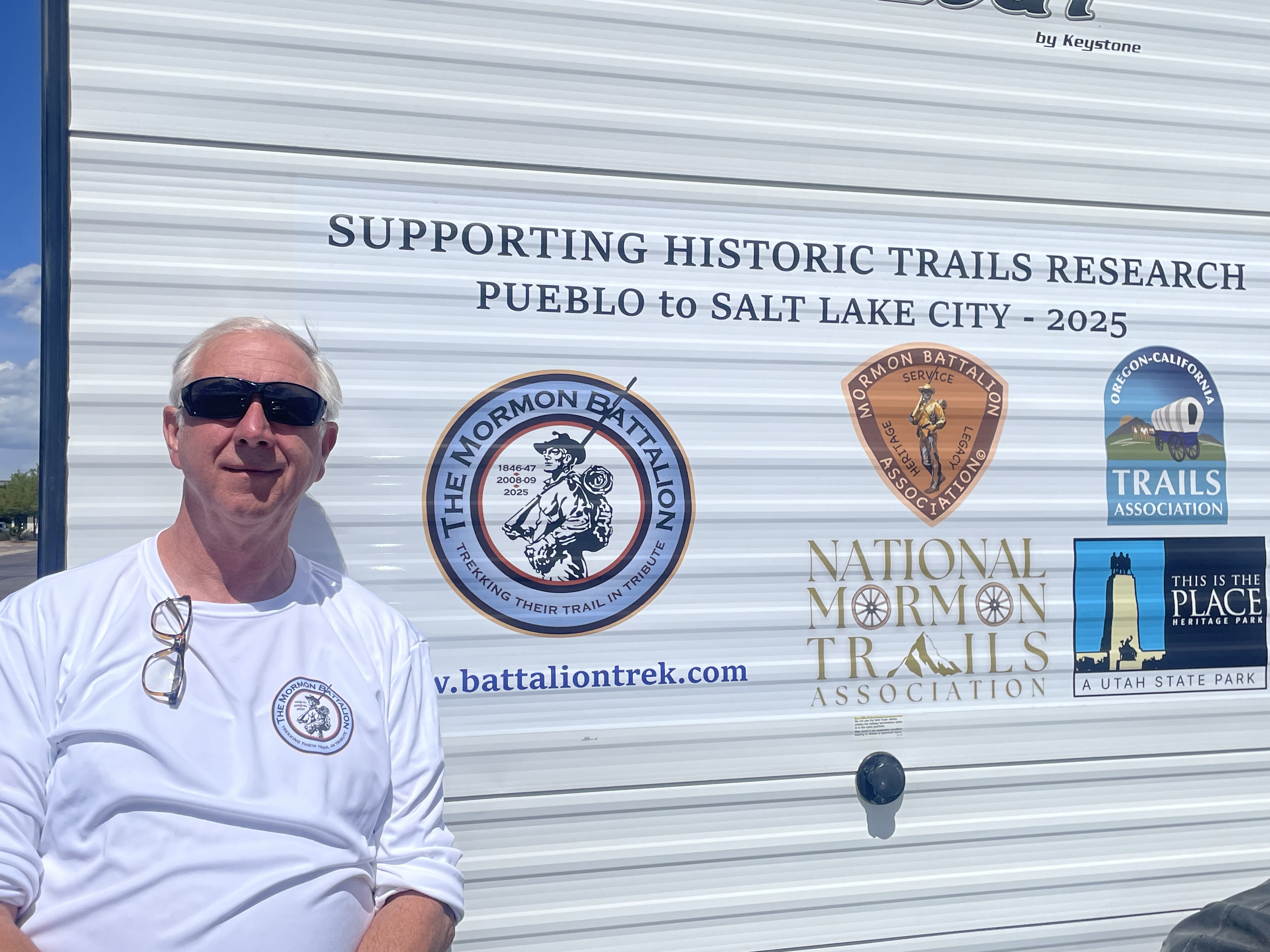 Kevin with trailer